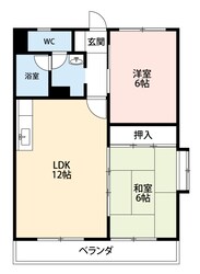 深谷マンションの物件間取画像